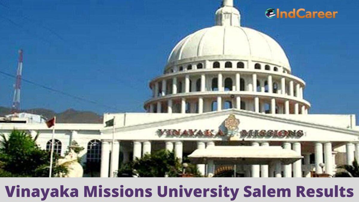 VMU Salem Results @ Vmrfdu.Edu.In: Check UG, PG Results Here