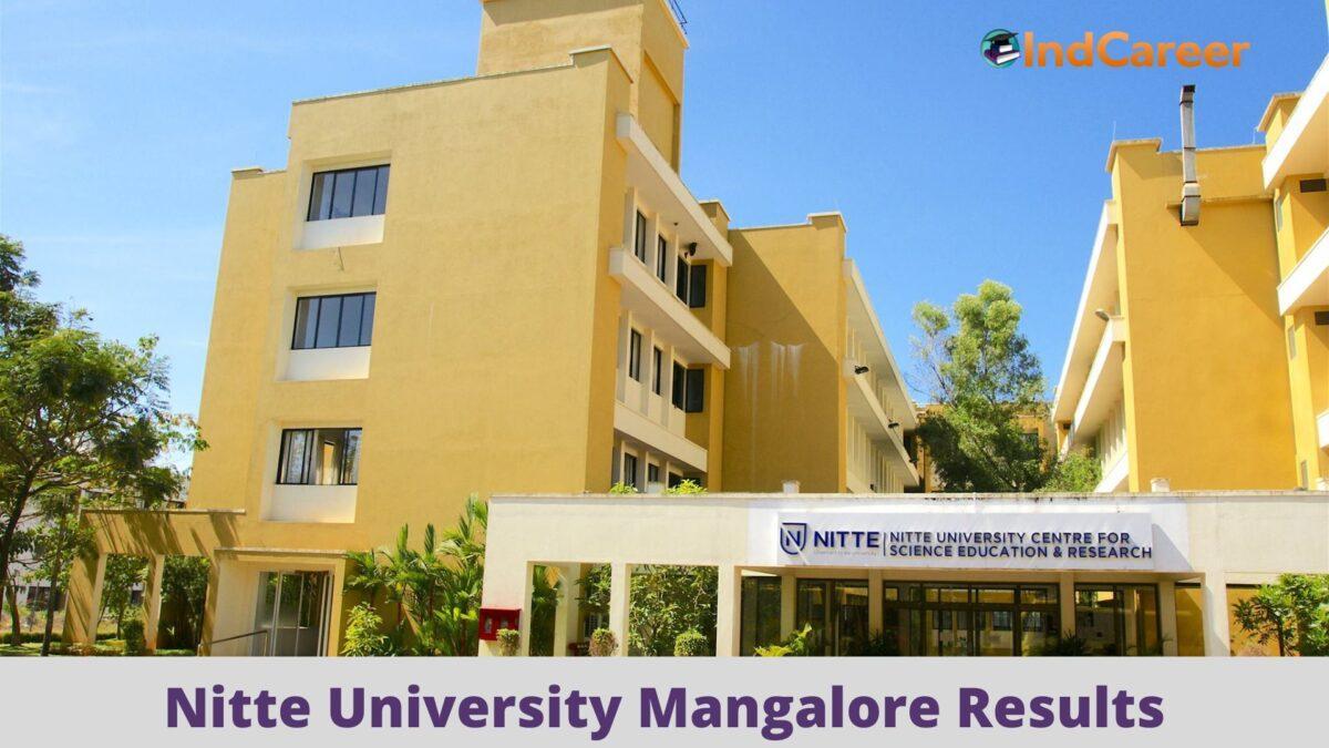 Nitte University Results @ Nitte.Edu.In: Check UG, PG Results Here