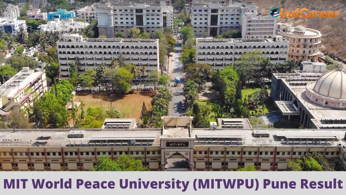 MITWPU Pune Results @ Mitwpu.Edu.In: Check UG, PG Results Here