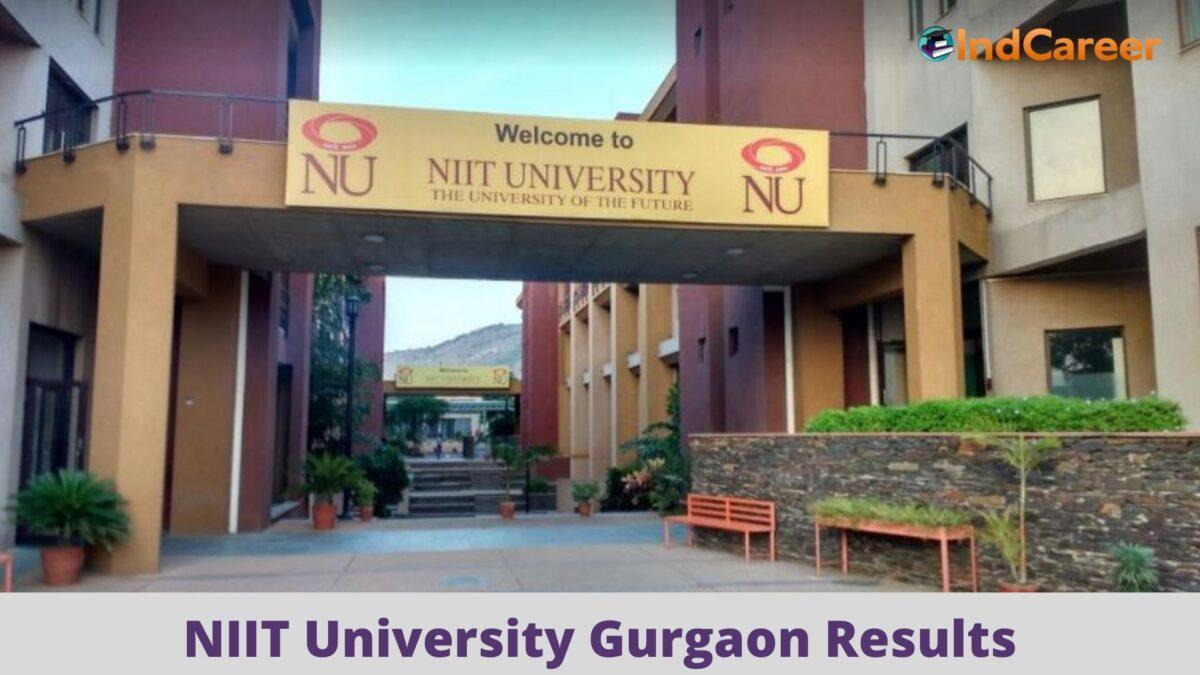 NIIT University Gurgaon Result @ Niituniversity.In: Check UG, PG Results Here