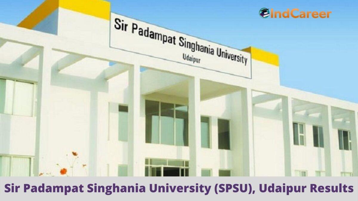 SPSU Udaipur Results @ Spsu.Ac.In: Check UG, PG Results Here