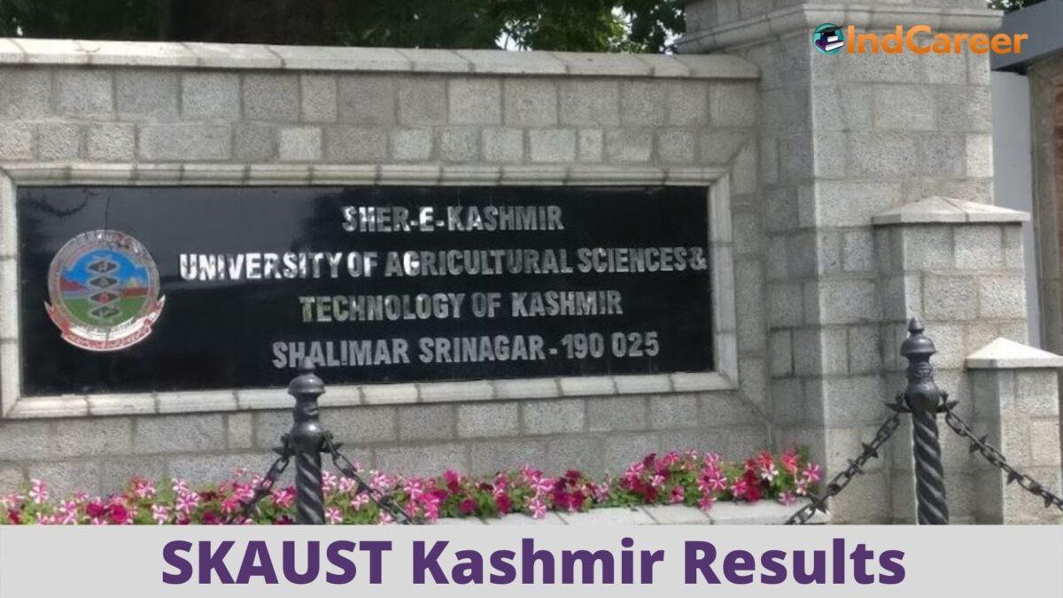 SKAUST Kashmir Results @ Skuastkashmir.Ac.In: Check UG, PG Results Here