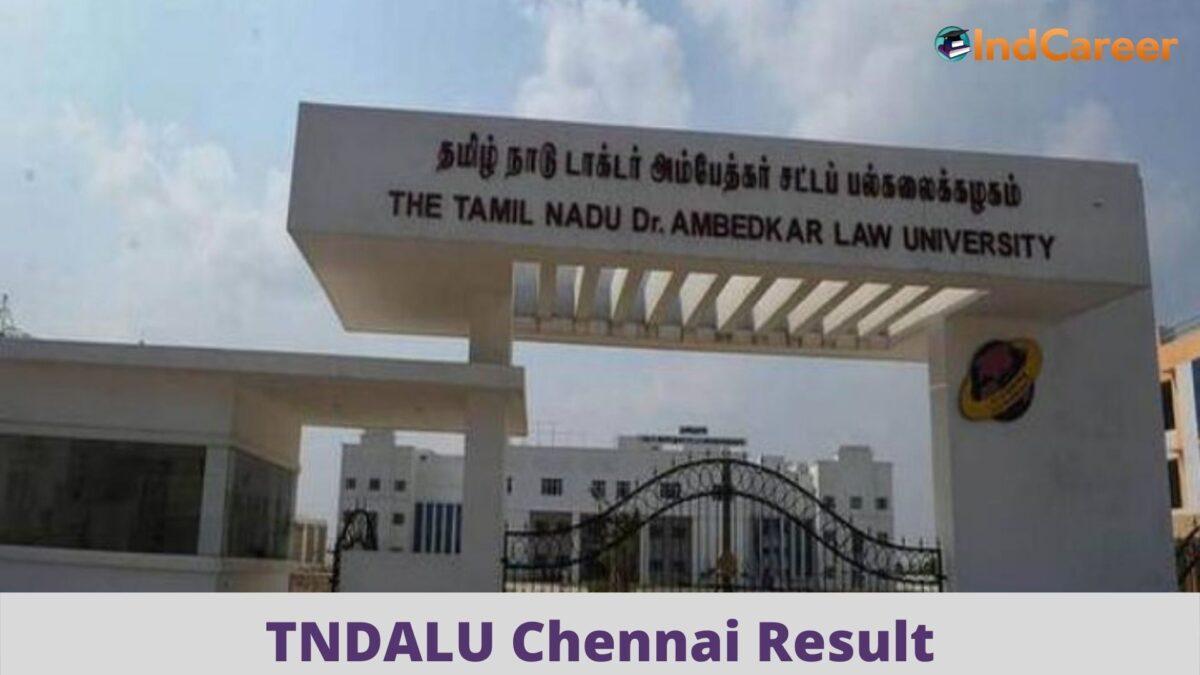 TNDALU Chennai Results @ Tndalu.Ac.In: Check UG, PG Results Here
