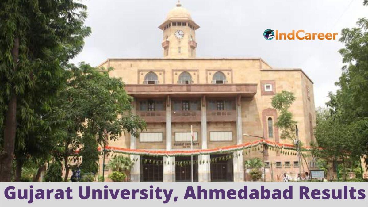 Gujarat University  Results @ Gujaratuniversity.Ac.In: Check UG, PG Results Here