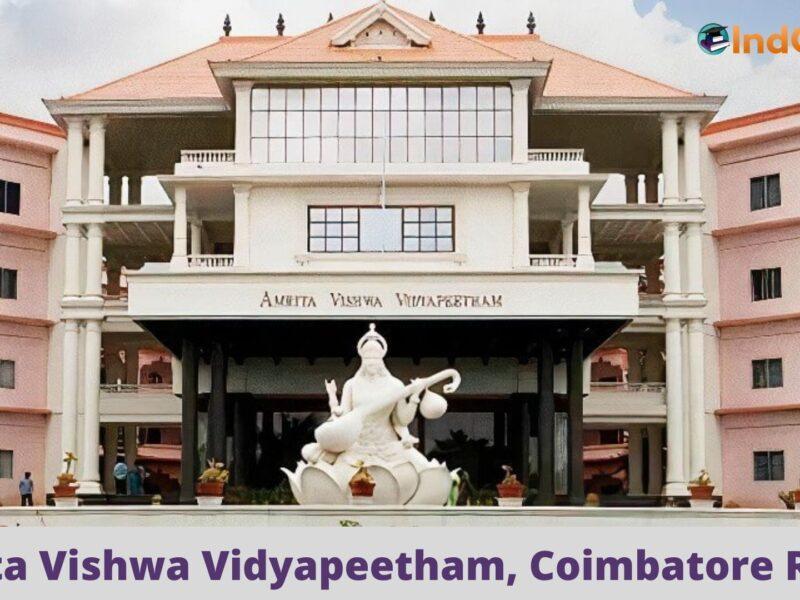 Amrita Vishwa Vidyapeetham Coimbatore Results @ Amrita.Edu: Check UG, PG Results Here