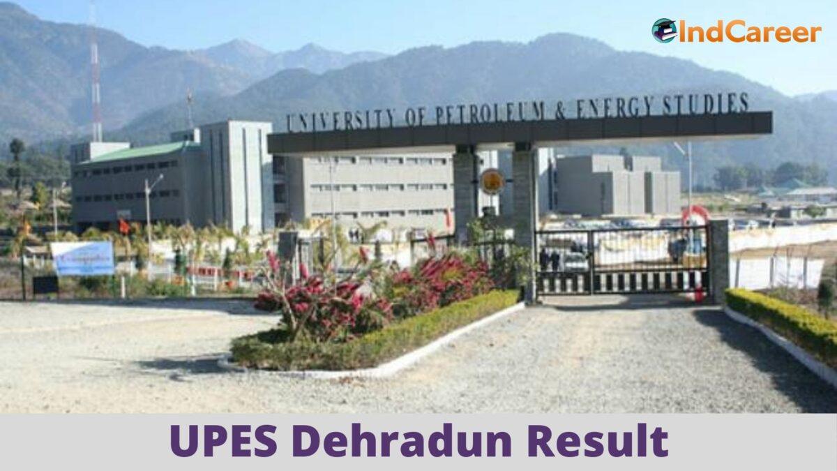 UPES Dehradun Results @ Upes.Ac.In: Check UG, PG Results Here