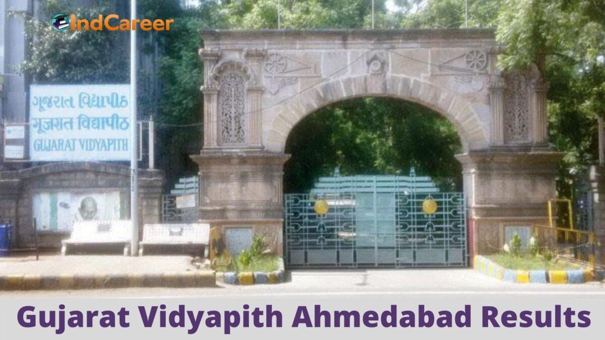 Gujarat Vidyapith, Ahmedabad  Results @ Gujaratvidyapith.Org: Check UG, PG Results Here