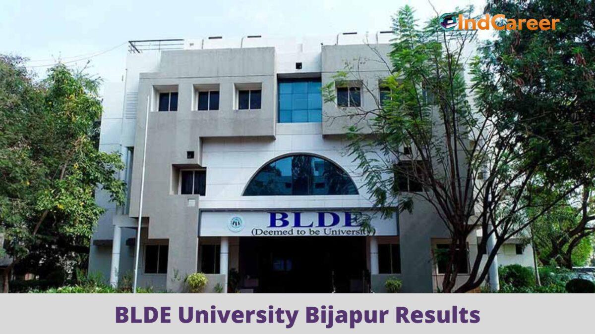 BLDE University Bijapur Results @ Bldedu.Ac.In: Check UG, PG Results Here