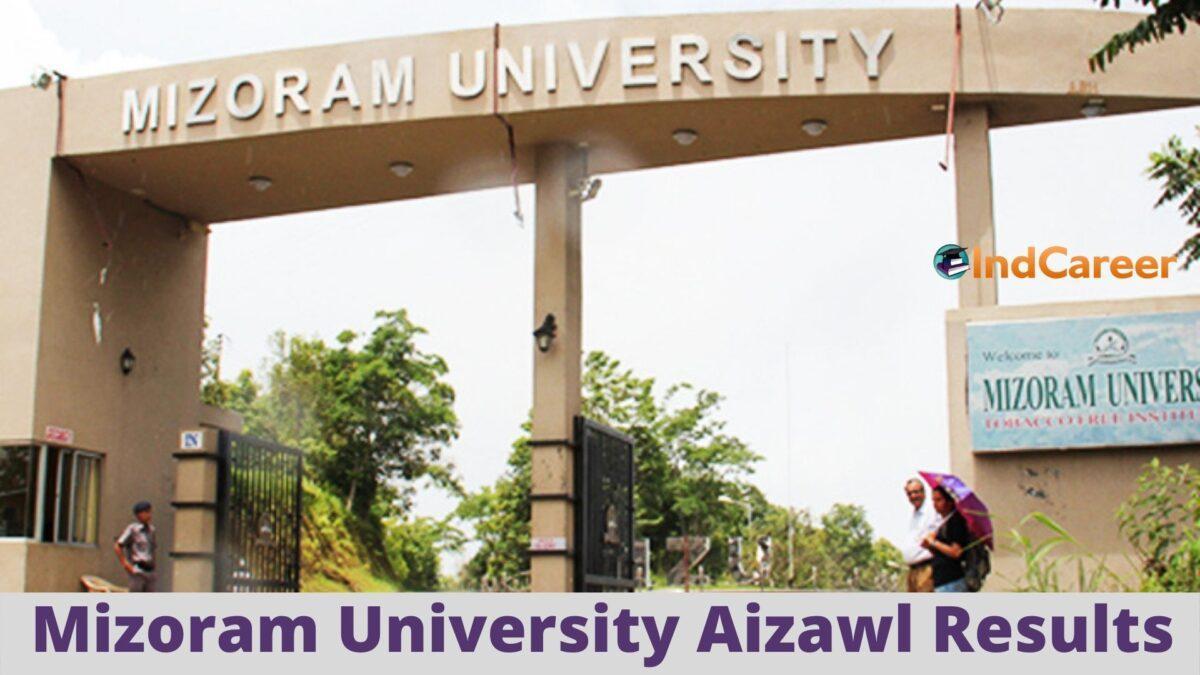 Mizoram University Results @ Mzu.Edu.In: Check UG, PG Results Here