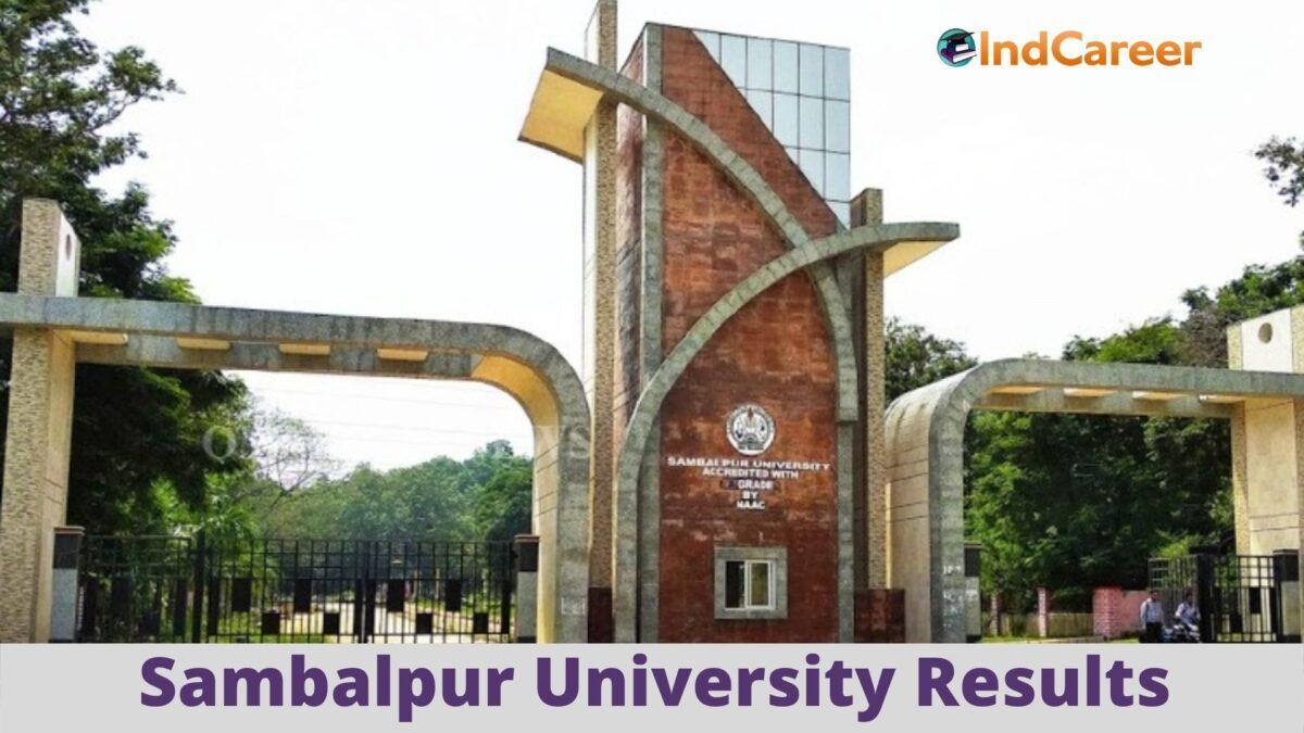 Sambalpur University Results @ Suniv.Ac.In: Check UG, PG Results Here