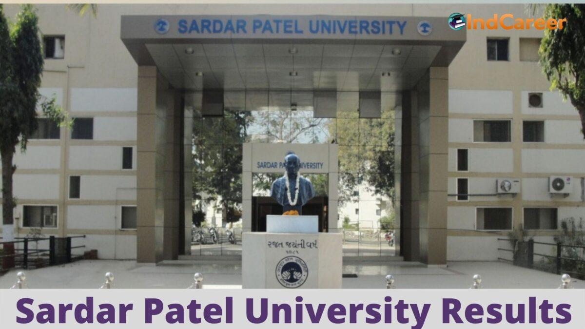 Sardar Patel University  Results @ Spuvvn.Edu: Check UG, PG Results Here