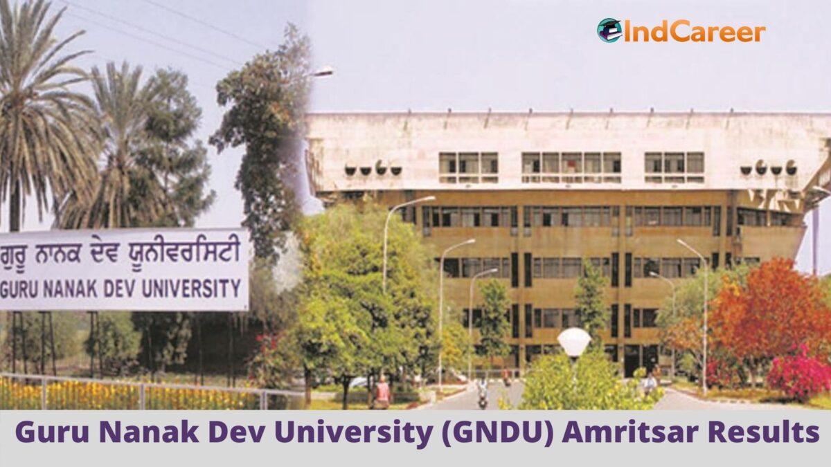 GNDU Amritsar Results @ Online.Gndu.Ac.In: Check UG, PG Results Here