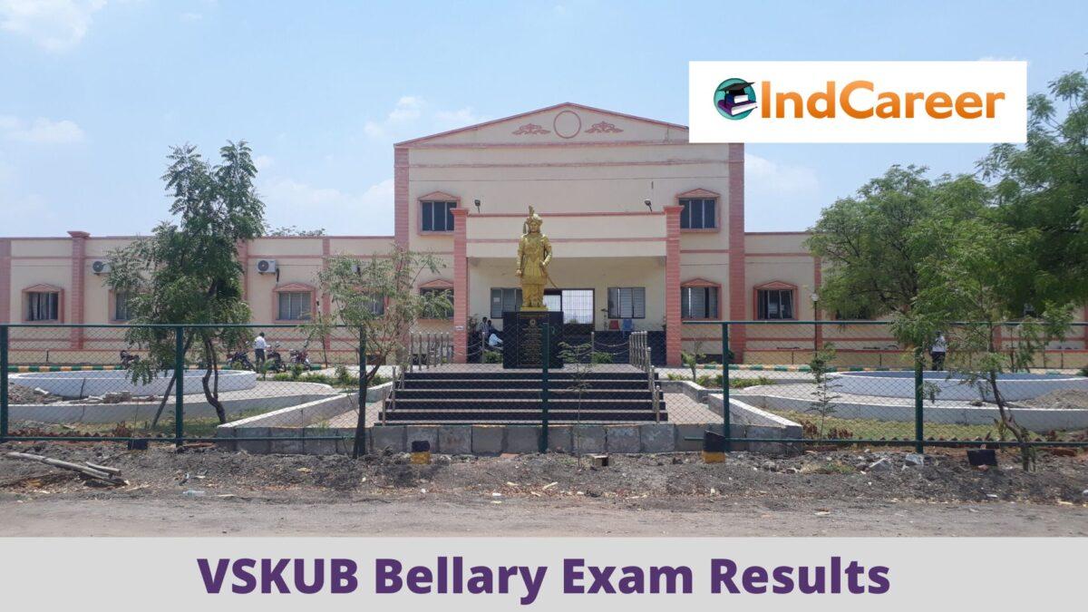 VSKU Bellary Result @ vskub.ac.in: Check UG, PG Results Here