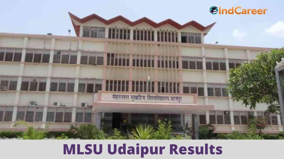 MLSU Udaipur Results @ Mlsu.Ac.In: Check UG, PG Results Here