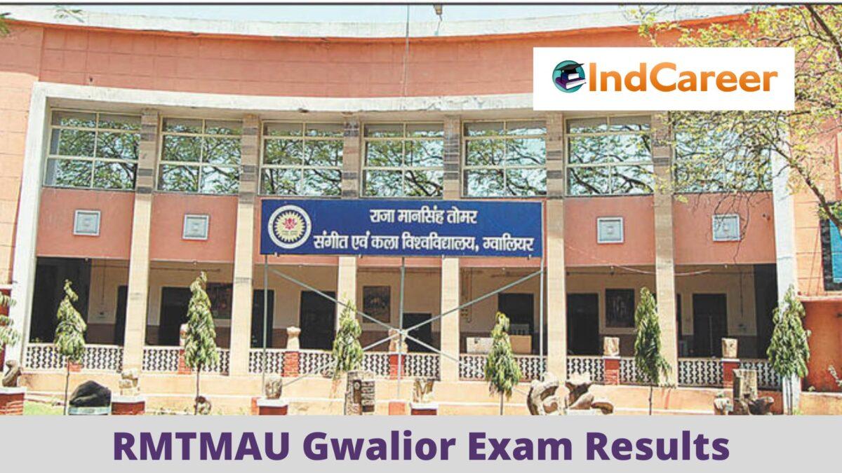 RMTU Gwalior Result @ rmtmusicandartsuniversity.com: Check UG, PG Results Here