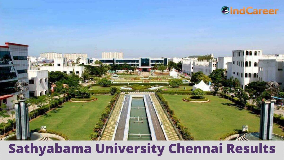 Sathyabama University Results @ Sathyabama.Ac.In: Check UG, PG Results Here