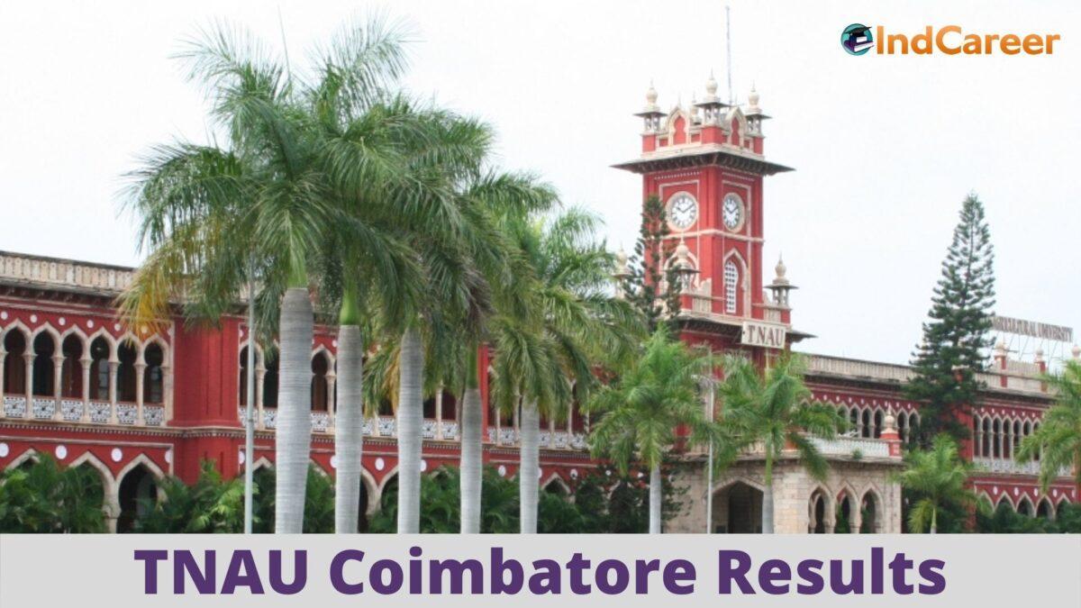 TNAU Coimbatore Results @ Tnau.Ac.In: Check UG, PG Results Here