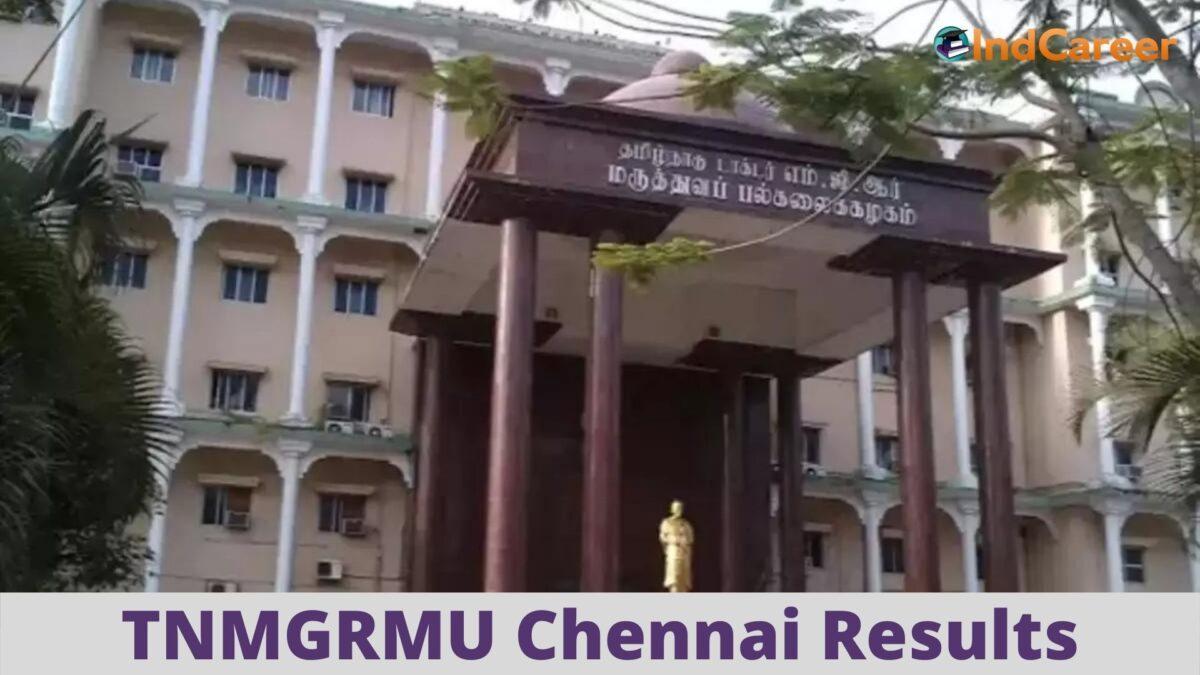 TNMGRMU Chennai Results @ Tnmgrmu.Ac.In: Check UG, PG Results Here