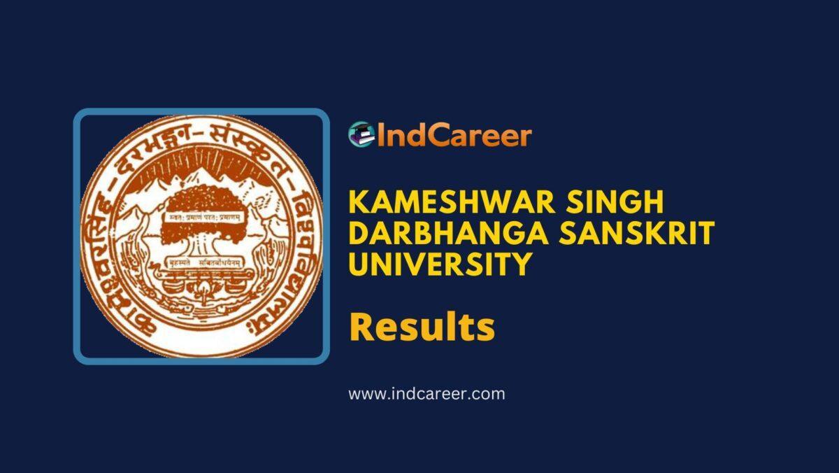 KSDSU Darbhanga Results @ Ksdsu.Edu.In: Check UG, PG Results Here