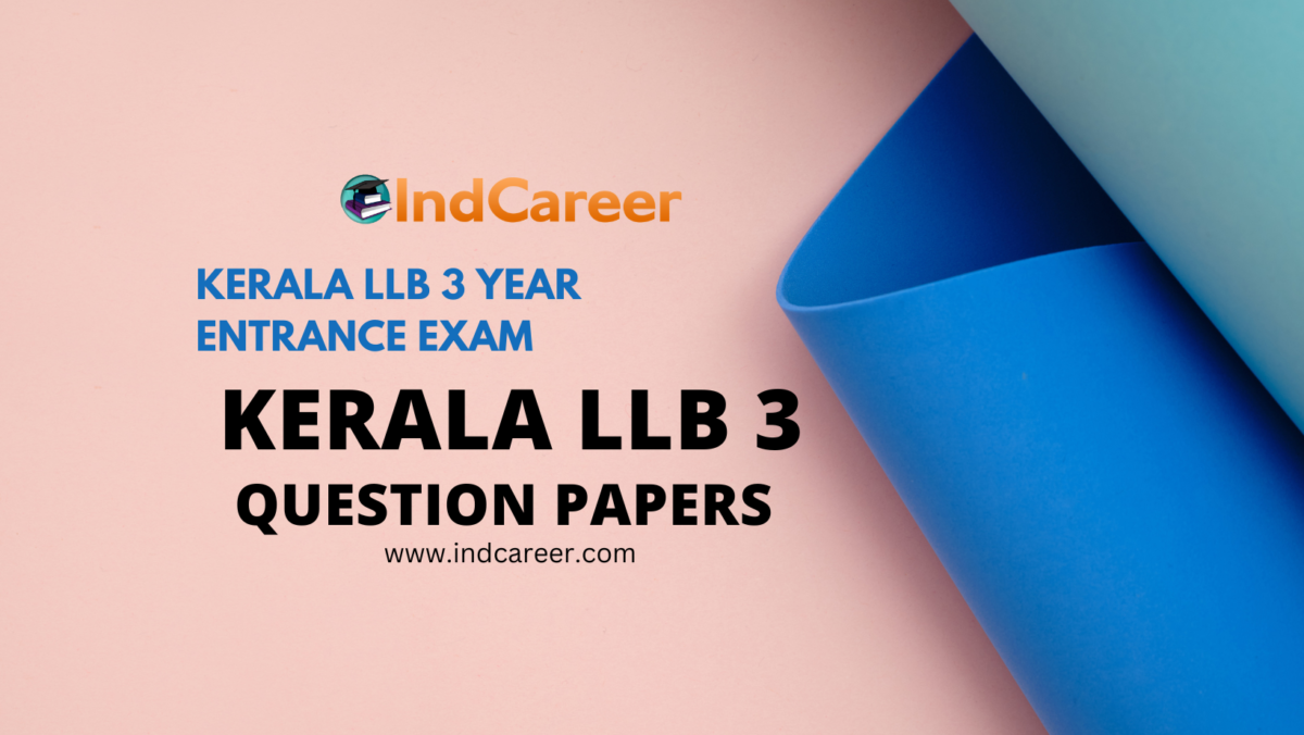 Kerala LLB 3 Year Previous Year Question Papers