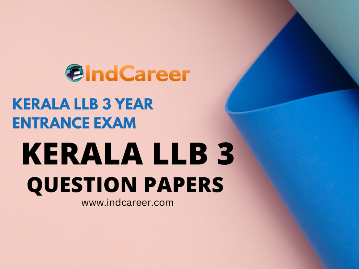 Kerala LLB 3 Year Previous Year Question Papers