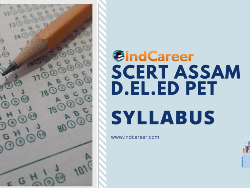 SCERT Assam D.El.Ed PET Syllabus