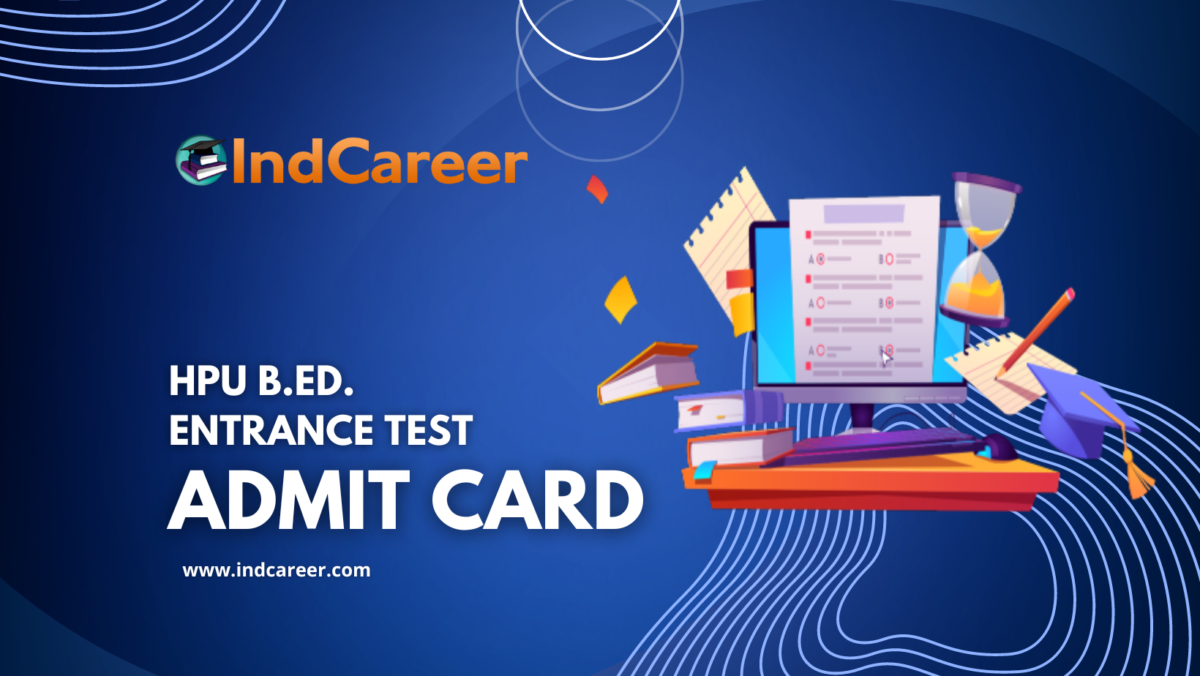HPU B.Ed. Entrance Test Admit Card