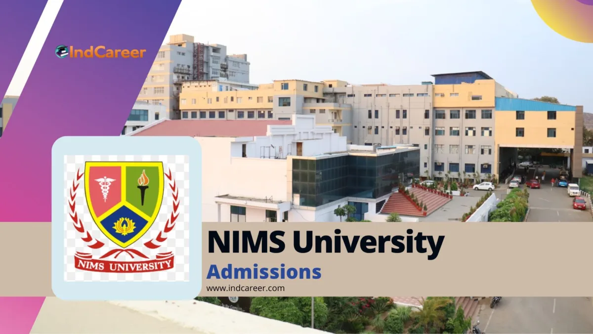 NIMS University Admission Details: Eligibility, Dates, Application, Fees