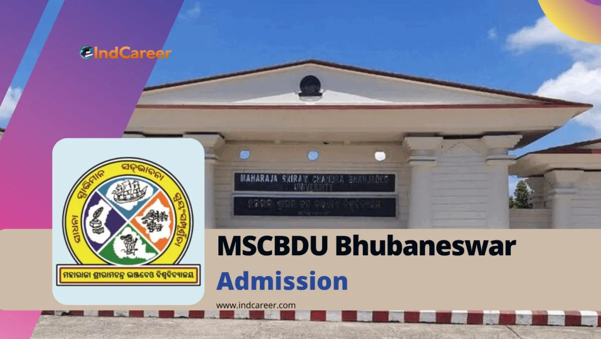 MSCBDU Bhubaneswar Admission