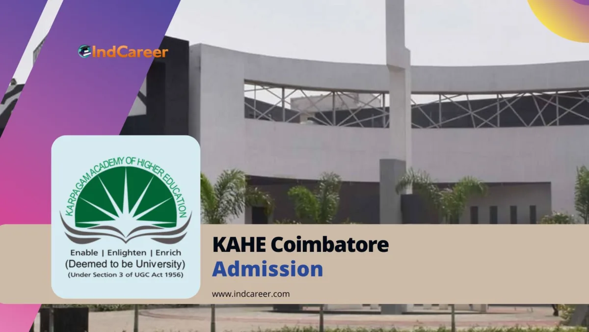 KAHE Coimbatore Admission