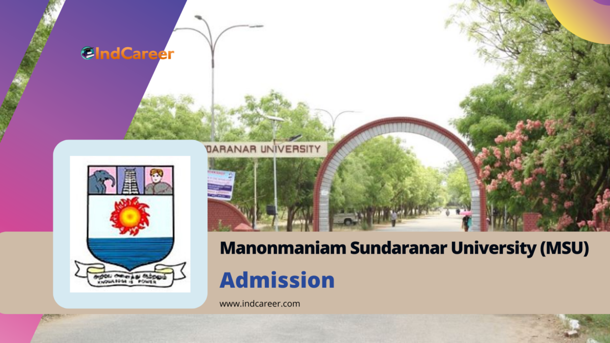 Manonmaniam Sundaranar (MS) University Admission