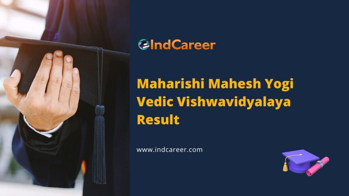 MMYVV Katni Results @ Mmyvv.Com: Check UG, PG Results Here