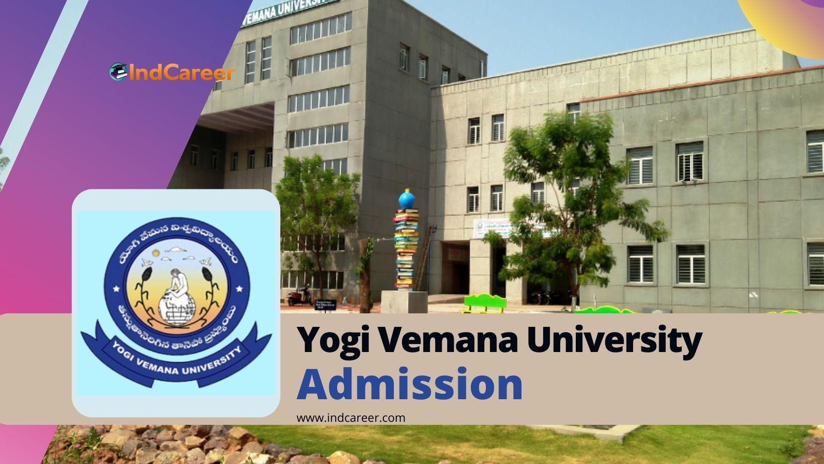 Yogi Vemana University Admission Details: Eligibility, Dates, Application, Fees