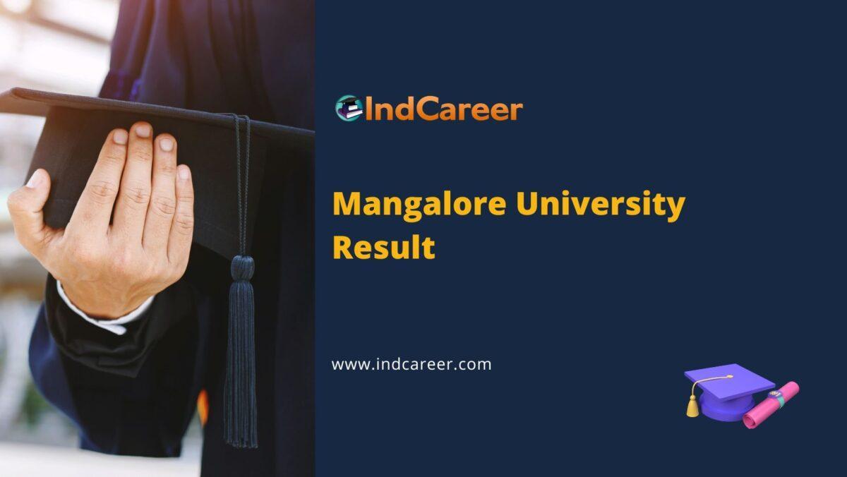 Mangalore University Results @ Mangaloreuniversity.Ac.In: Check UG, PG Results Here