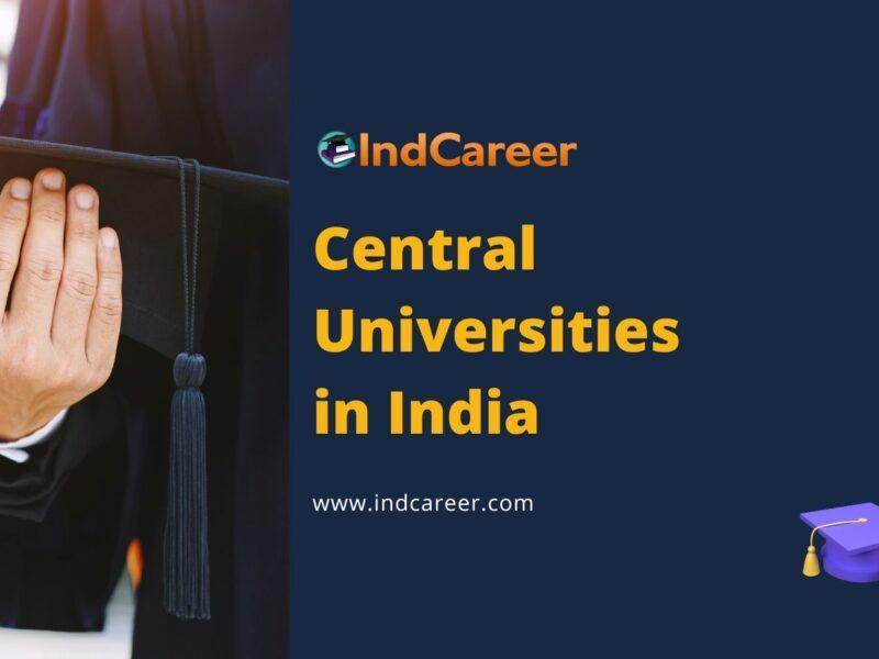 List of Central Universities in India