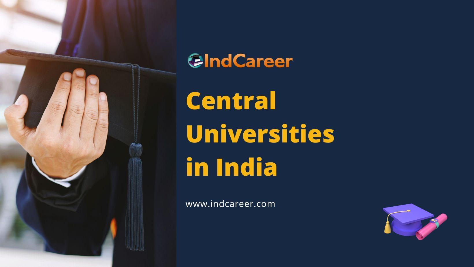 List of Central Universities in India