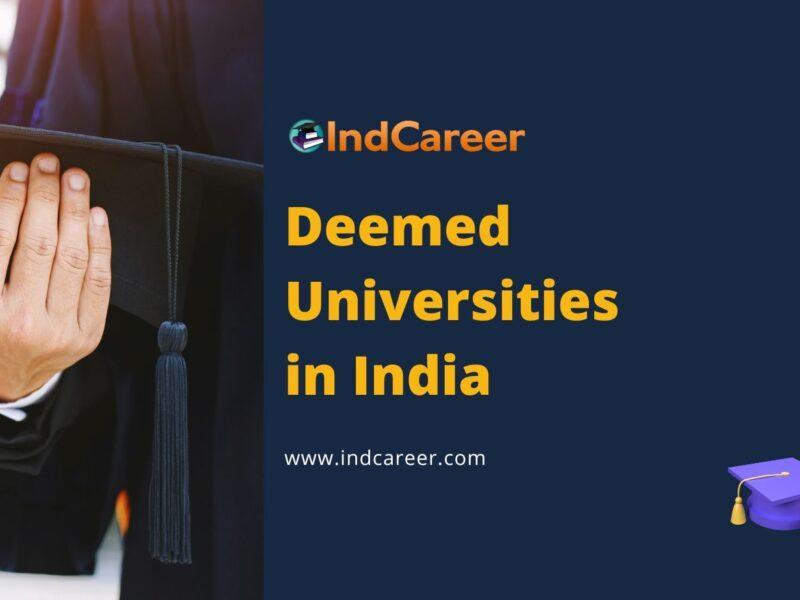 List of Deemed Universities in India