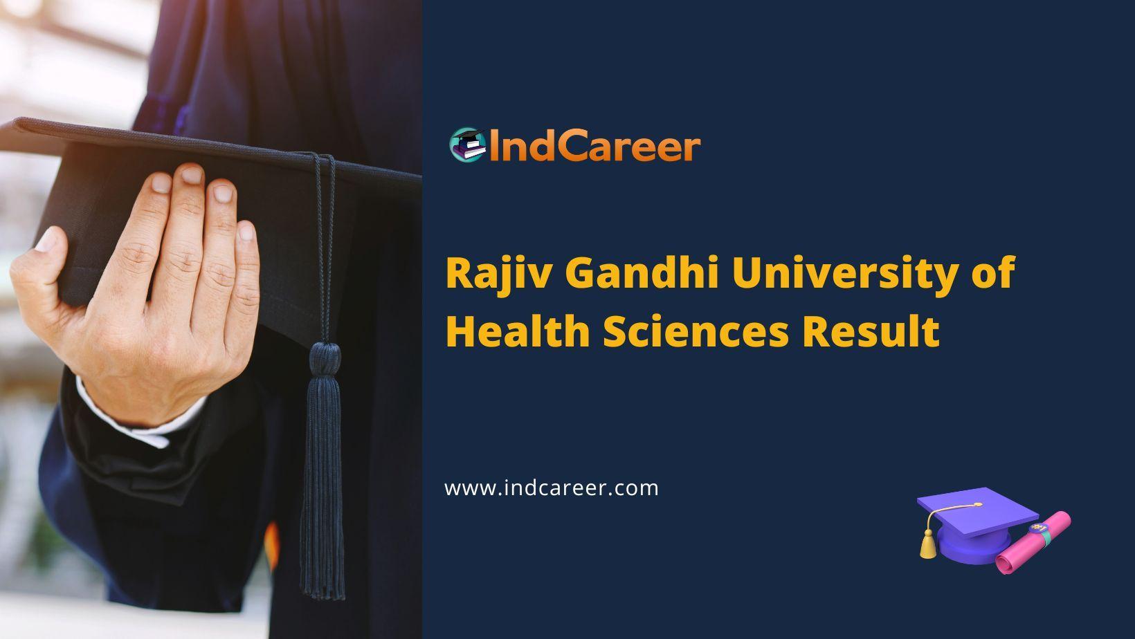 RGUHS Bangalore Results @ Rguhs.Ac.In: Check UG, PG Results Here