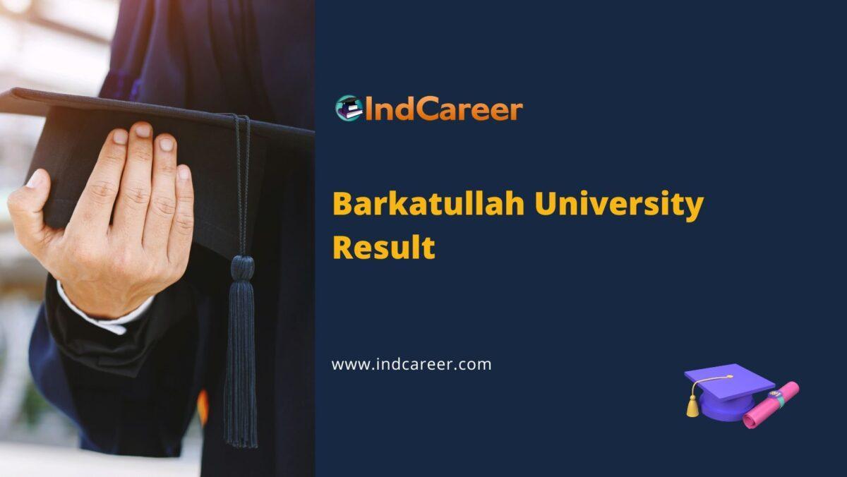 Barkatullah University Results @ Bubhopal.Ac.In: Check UG, PG Results Here