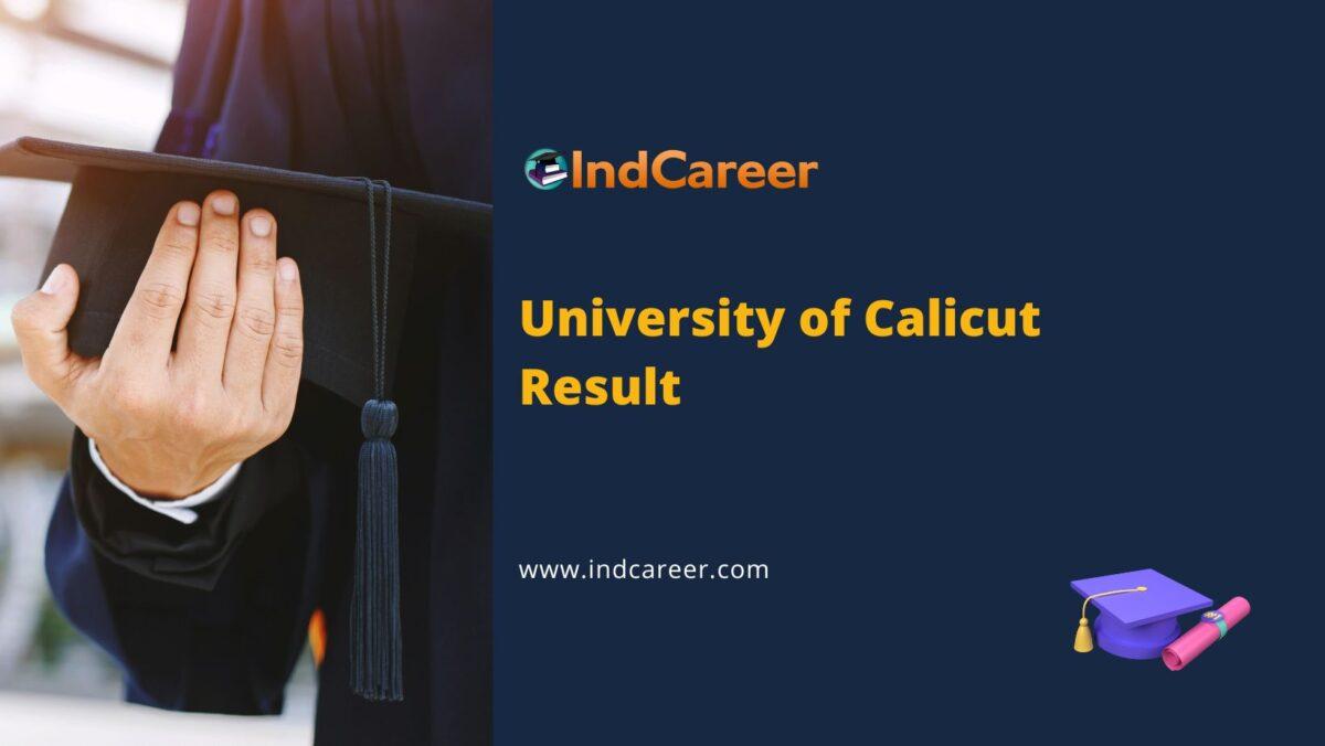 Calicut University Results @ Uoc.Ac.In: Check UG, PG Results Here