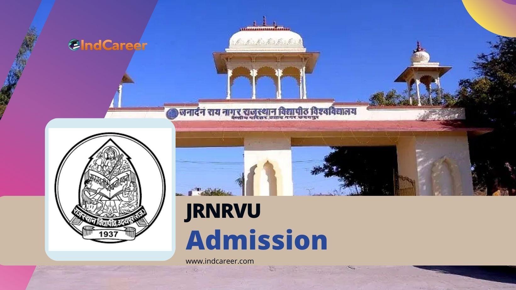 Janardan Rai Nagar Rajasthan Vidyapeeth University (JRNRVU) Admission Information: Eligibility, Important Dates, Application Process, and Fees