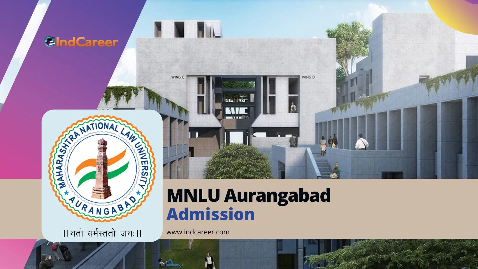 MNLUA Aurangabad: Courses, Admission Process, Eligibility