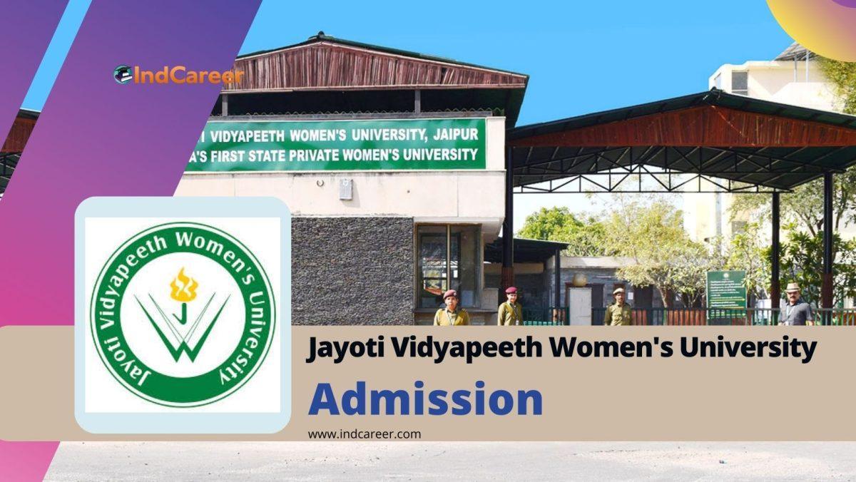 Jayoti Vidyapeeth Women's University (JVWU Jaipur) Admissions: Explore Courses, Fees, and Application Process