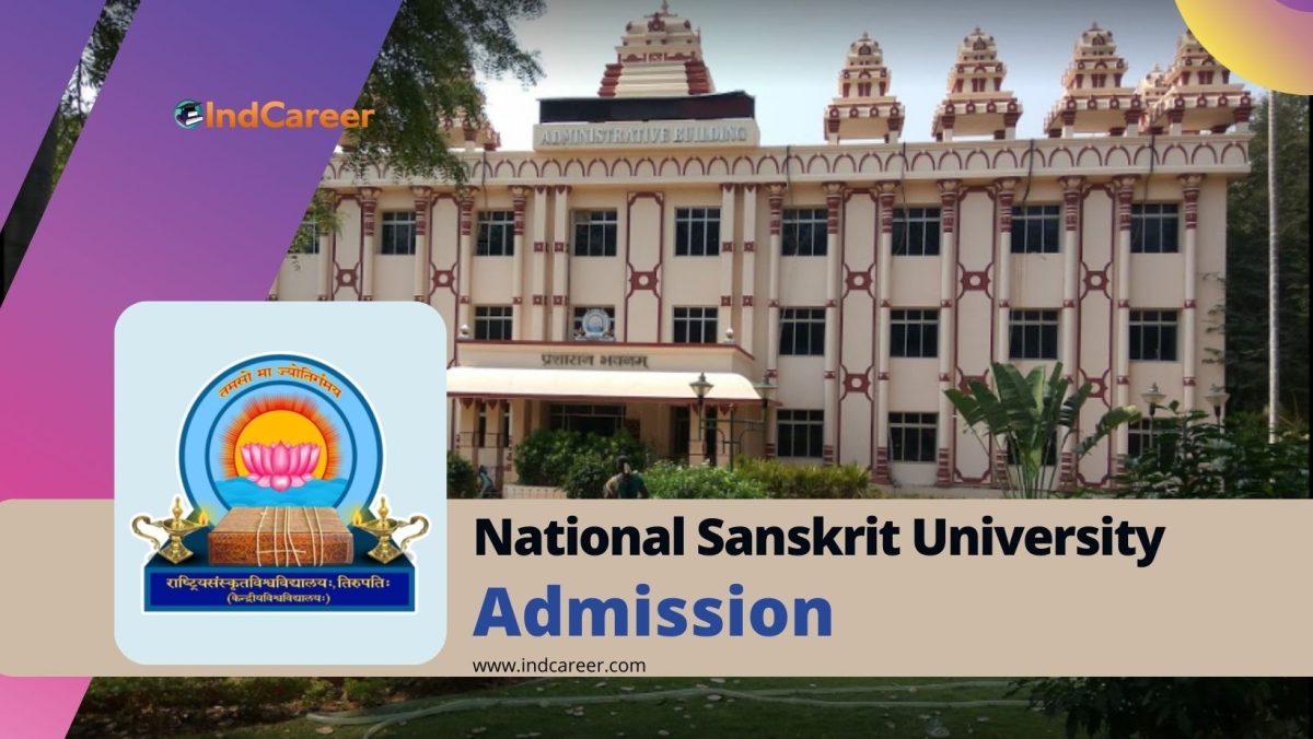 National Sanskrit University Admission Details: Eligibility, Dates, Application, Fees