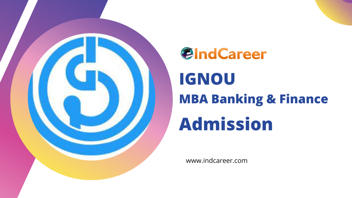 IGNOU MBA Banking & Finance Admission