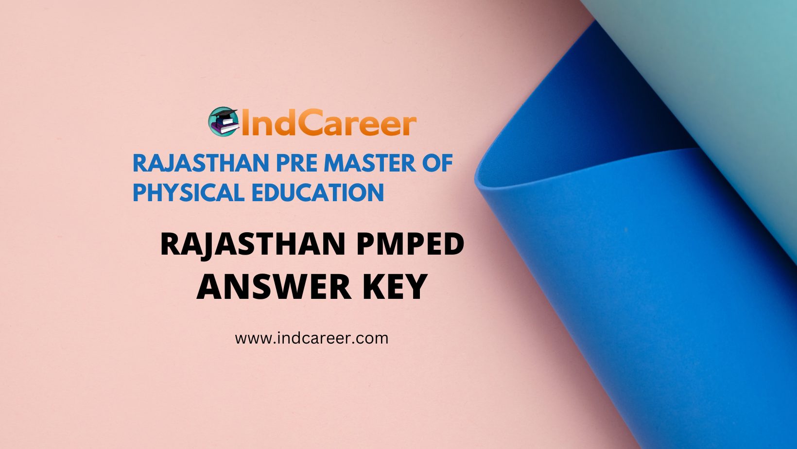 Rajasthan PMPED Answer Key