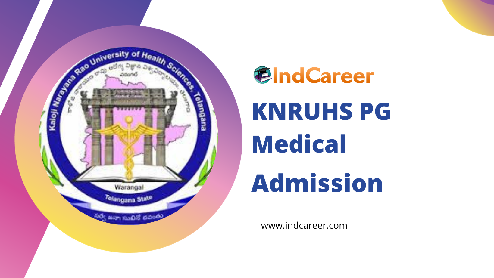 KNRUHS PG Medical Admissions