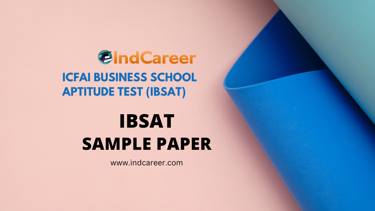 IBSAT Sample Paper