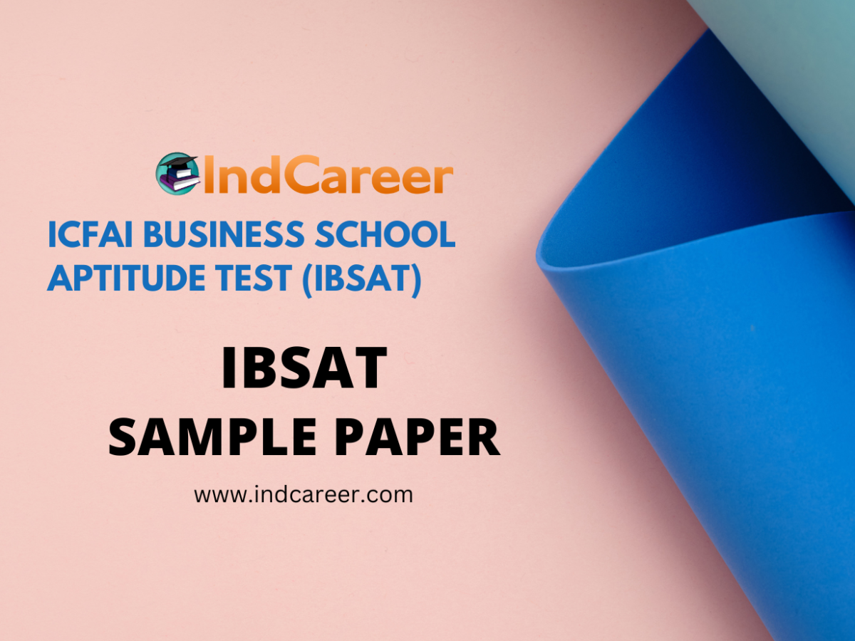 IBSAT Sample Paper