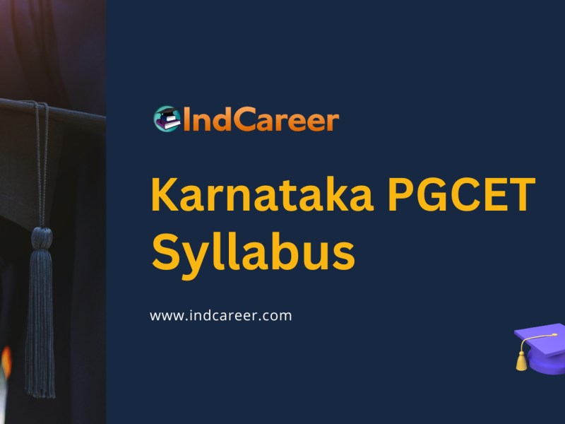 Karnataka PGCET Syllabus